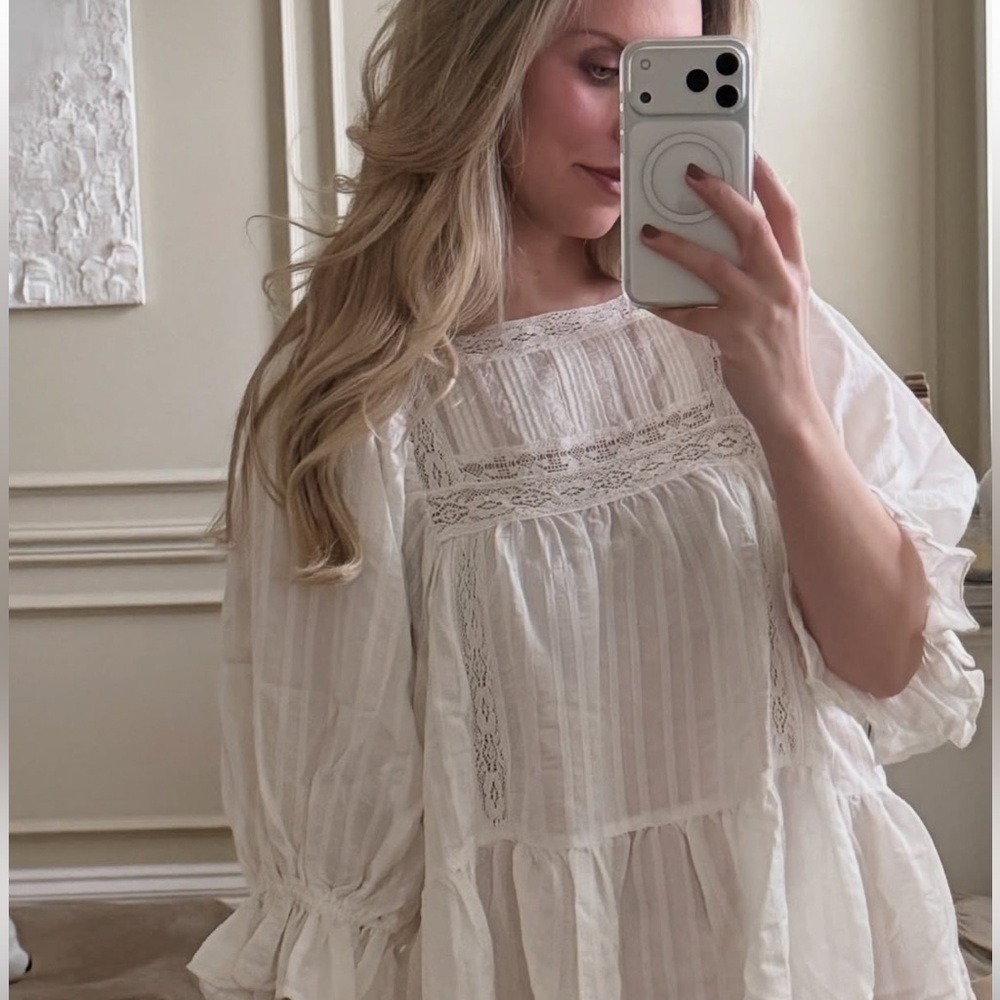 Nwt h&m wuthering heights puff sleeve dress